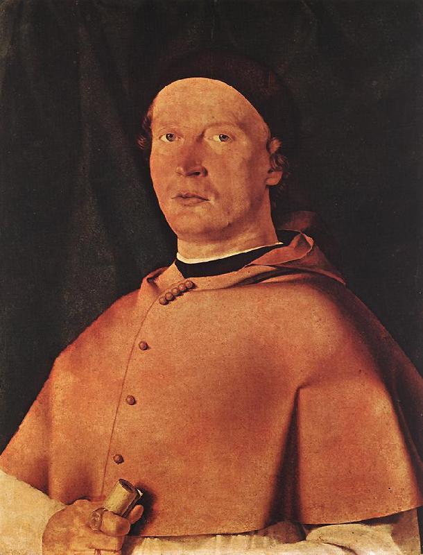 LOTTO, Lorenzo Bishop Bernardo de' Rossi Norge oil painting art